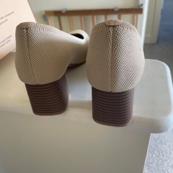 VIVAIA Almond Toe Block Heel (Tamia Block Heel) SIZE EUR 38 US 7.0 - Picture 2 of 5